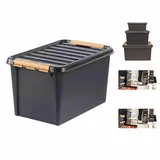 orthex SmartStore Pro Aufbewahrungsbox 59 x 39 x 34 cm 1-tlg. schwarz