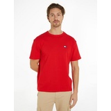 Tommy Jeans T-Shirt »TJM REG BADGE TEE EXT«, mit Rundhalsausschnitt, Gr. XL, Deep Crimson, , 42106402-XL