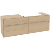 Villeroy & Boch Collaro Waschbeckenunterschrank C02700VJ 160 x 55 cm Nordic Oak