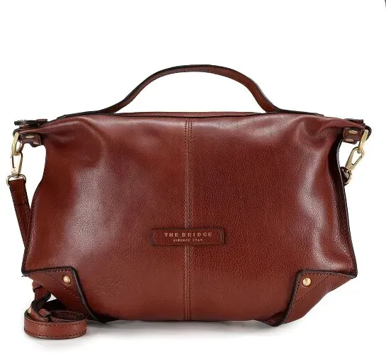 The Bridge Icons Handtasche Leder 39 cm  braun