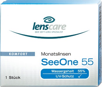 Lenscare SeeOne 55 Monatslinsen 1er Box Kontaktlinsen