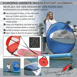 F2 SUP Board Set Stand Up Paddle Board FREE 10,6 x 0,11 m Aqua/Türkis