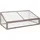 vidaXL Gewächshaus Tannenholz Grau HKP 4 mm 0,64 m2