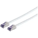 Lanview Hochflexibles Cat6a S/ftp-kabel, Weiß, 2 m Lvn-cat6a-flex-2mwh