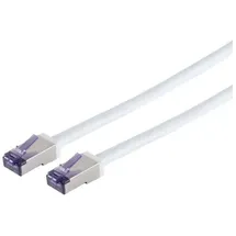 Lanview Hochflexibles Cat6a S/ftp-kabel, Weiß, 2 m Lvn-cat6a-flex-2mwh
