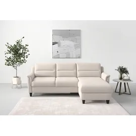 sit&more Ecksofa SIT & MORE "Farö L-Form", grau (elephant), B:234cm H:90cm T:168cm, Sofas, Ecksofa, inklusive Federkern, wahlweise mit Bettfunktion und Bettkasten