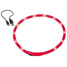 Nobby Visible Leuchthalsband Rot
