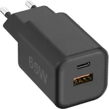 Fontastic USB Ultra Schnell-Reiselader Mini GaNto65 schwarz