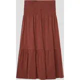 s.Oliver Jersey-Midirock mit Smok-Detail - rot - 158/164