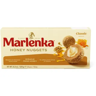 marlenka MARLENKA® Honigkugeln - Gebäckkugeln mit Honig - 10 Bälle, 1 x 235g