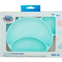 Canpol babies Silicone Suction Plate Turquoise Silikonteller mit Saugnapf 500 ml