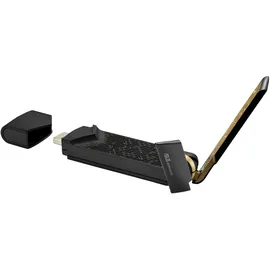 Asus USB-AX56 Dual-Band AX1800 USB-WLAN-Adapter (WiFi 6, externe Antenne, WPA3-Security, Plug-and-Play)