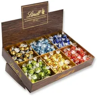 LINDT Lindor Mischung Thekendisplay 1,718kg Vollmilch Feinherb Weiß Pistazie MHD