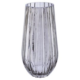 Gasper Vase MISONA, Grau - Glas - H 20 cm