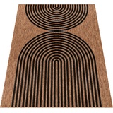 Paco Home Teppich »Illusion 328«, rechteckig, Flachgewebe, Scandi Look, In- und Outdoor geeignet, beige