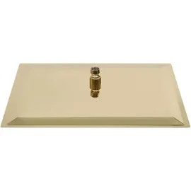 vidaXL Regenbrause Edelstahl 50x50 cm Quadrat Golden