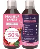 MANHAE DRAINEUR BRULEUR 500ML 2 Sirop 500x2 ml