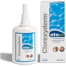 oto piu Clorexyderm Oto Piu Ohrreiniger für Hunde und Katzen 150 ml