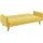 SalesFever Sofa 3-Sitzer - Strukturstoff fein gelb 368640