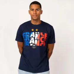 Frankreich T-Shirt Herren - FFF BLAU 2XL