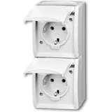 Busch-Jaeger SCHUKO-Zweifachsteckdose 20-02 EW-54