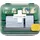 CEDERROTH Pflasterspender Soft Foam Spender 2-in-1 14,2 x 12,3 x 13,8 cm grün/transparent