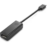 HP USB-C auf DisplayPort Adapter 0,09 m Schwarz