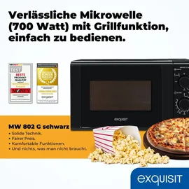 Exquisit MW 802 G schwarz