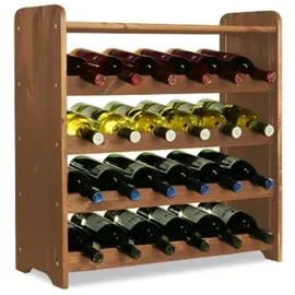 Proregal Weinregal 61,6 x 63,2 x 26,5 cm Braun