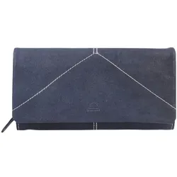 Greenburry Tumble Nappa Geldbörse Leder 19 cm Portemonnaies   Violett Damen 