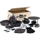 BBQ-Toro Dutch Oven Set in Holzkiste 19-teilig