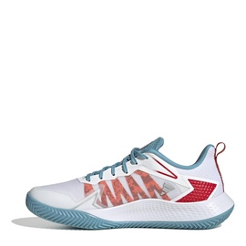 adidas Damen Defiant Speed W Clay Sneaker, FTWR White/preloved Blue/Better Scarlet, 40 2/3 EU