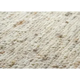 Steffensmeier Handwebteppich aus 100% Schurwolle - Natur, Größe: 130x190 cm