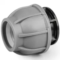 Bradas Endkappe für PE Rohre Verschraubung 25mm PN10 BRADAS