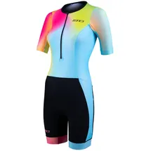 ZONE3 Activate+ Kurzarm-trisuit - Neon / Black - L