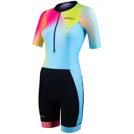 ZONE3 Activate+ Kurzarm-trisuit - Neon / Black - L