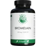 Heilpflanzenwohl GREEN NATURALS Bromelain 500 mg vegan mit 5000 FIP
