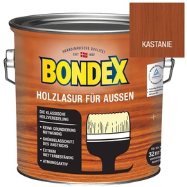 Bondex Holzlasur für Aussen 2,5 l kastanie