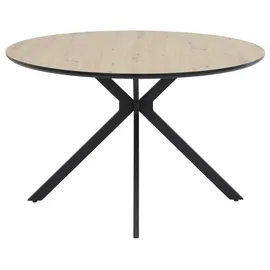 HELA Tische Kindu Ø 120 cm Artisan Eiche/schwarz
