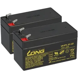 Akkuset für Hill-Rom Evolution - 2x 12V 1,2Ah