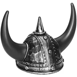 Helm "Wikinger", schwarz/grau