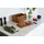 Continenta Brotkasten Akazie 36 x 23 x 16 cm Braun