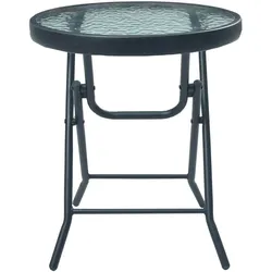 vidaXL 3-tlg. Bistro-Set Taupe Stahl