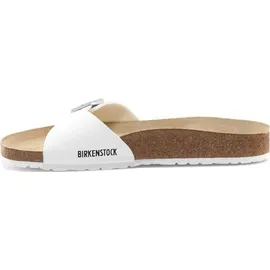 Birkenstock Madrid Birko-Flor Lack schmal patent white 41