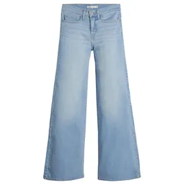 Levi's 318 Shaping Wide Leg Jeans Tall Glass Of Water 28 32