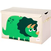 3 Sprouts Spielzeugkiste mit Deckel – Aufbewahrungsbox für Kinderzimmer, Spielzeugbox für Kinder, Spielzeug Kiste - Dinosaurier