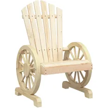 vidaXL Adirondack-Gartenstuhl 56,9 x 78,2 x 99 cm braun