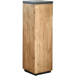 Vivanno Podest Säule Dekosäule Blumensäule Blumenständer 30 x 30 x 100 cm Braun