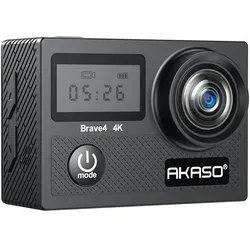 Akaso Brave 4 Action Cam, 20MP, 4K, 24fps, 5x Zoom, Front-Anzeige, WiFi