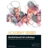 PLAY-CUT Academy Series Alcohol Ink Pad Din A3 Papier (Weiß) | 30 Bogen Malblock A3 für Alkohol Tinte 200g/m2 | Synthetisches Wasserfestes Papier für Acrylfarben Alkoholtinte Aquarell Farben